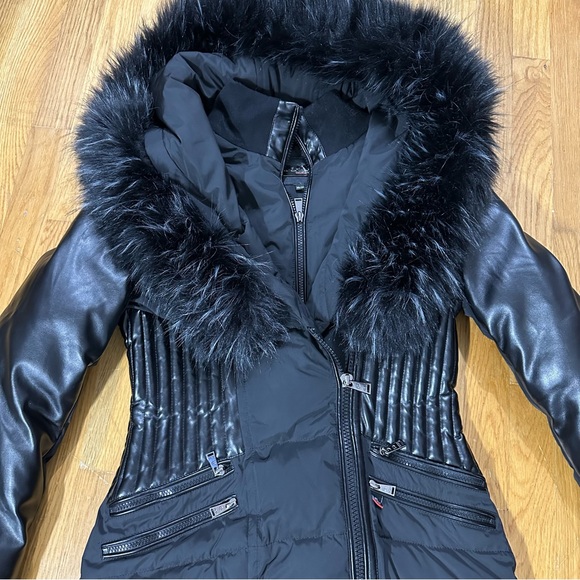Sicily Faux Leather Winter Coat - Picture 3 of 13